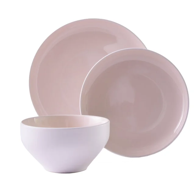 Better Homes & Gardens Blush Vivian Stoneware 12 Piece Set