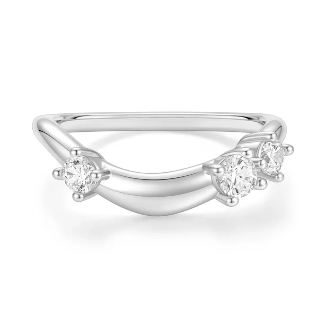 EAMTI Wedding Bands for Women Eternity Rings Size 4-10