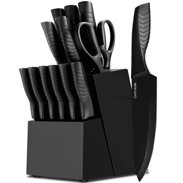 FXXNNN Knife Set, 13PC, Black