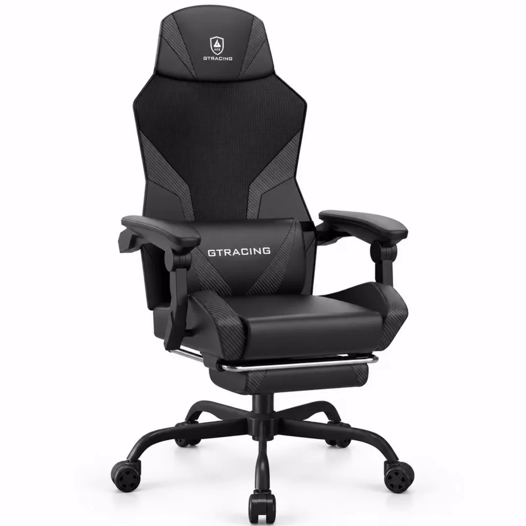 GTRACING gaming and office chair, black