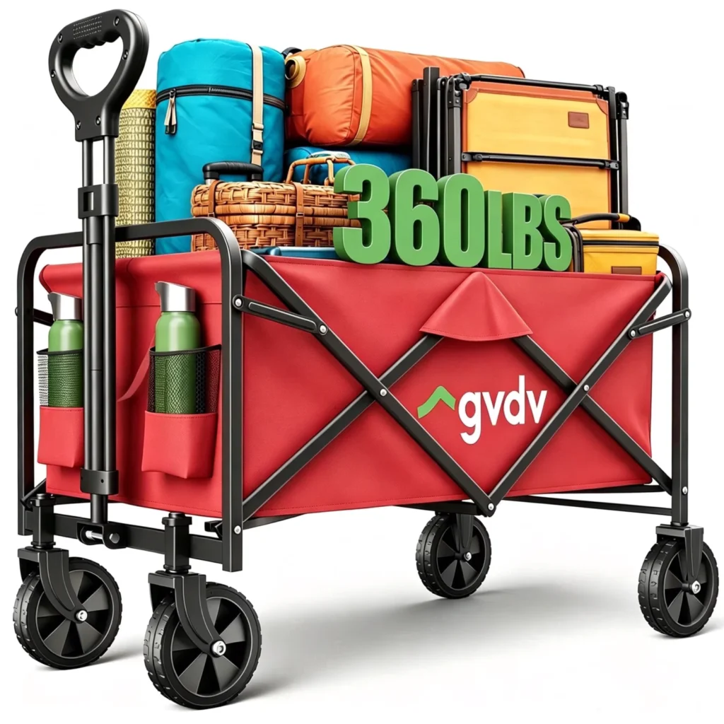 GVDV Folding Wagon - Red
