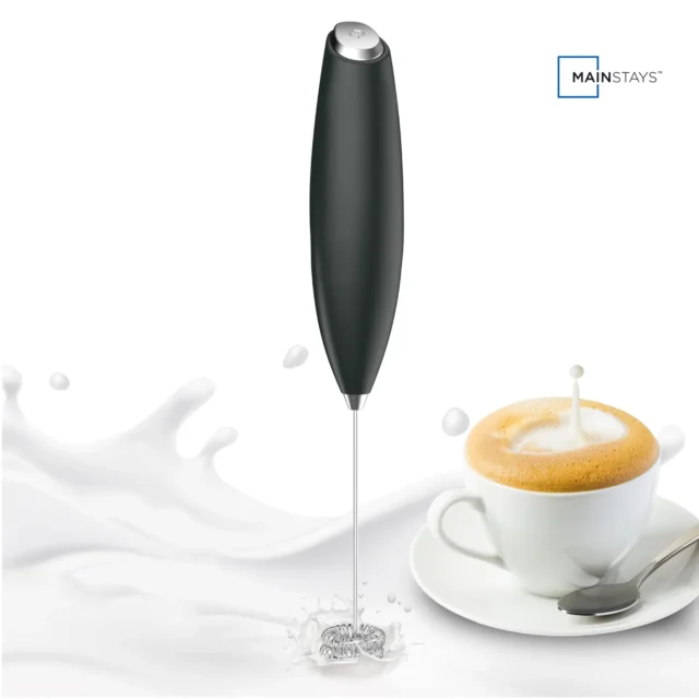 Mainstays Milk Frother, Battery-Powered Handheld Milk Frother Wand