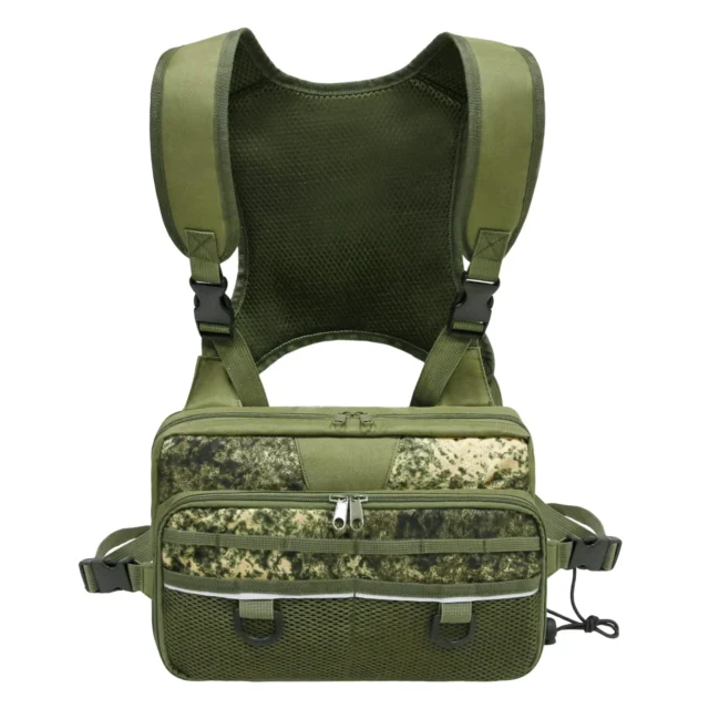 MYDAYS Fishing Chest Pack, Fly Fishing Bag for Men and Women (Green)