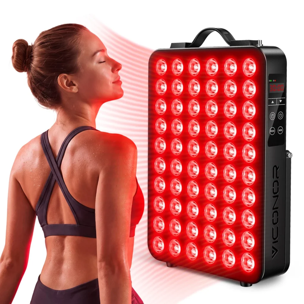 Viconor red light therapy panel with 60 dual chip LEDs