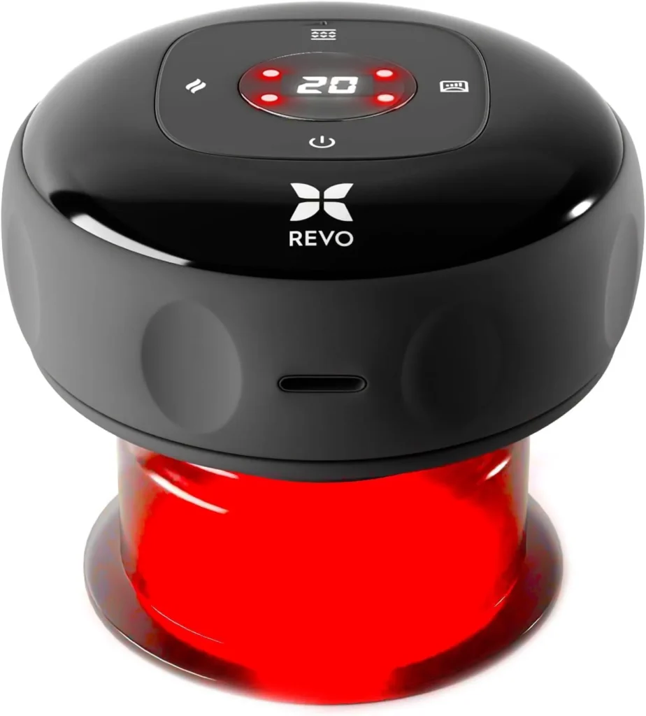 REVO Smart Cupping Massager, a portable electric cupping device