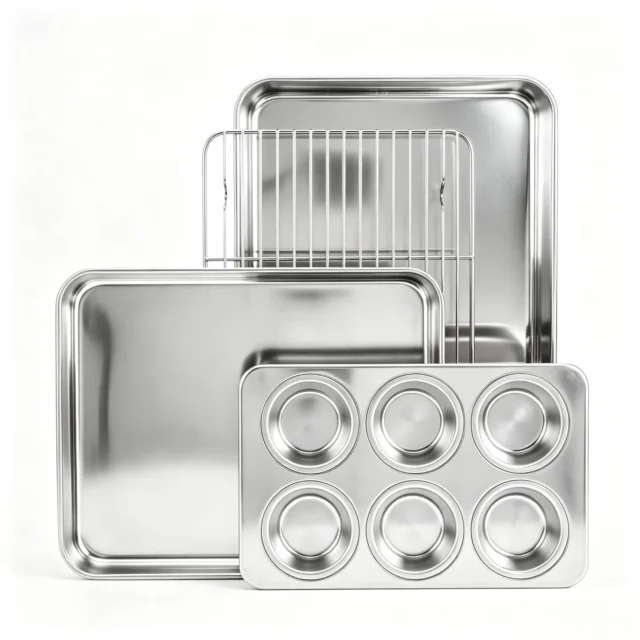 Vesteel Bakeware Set 4-Piece 6-Cup