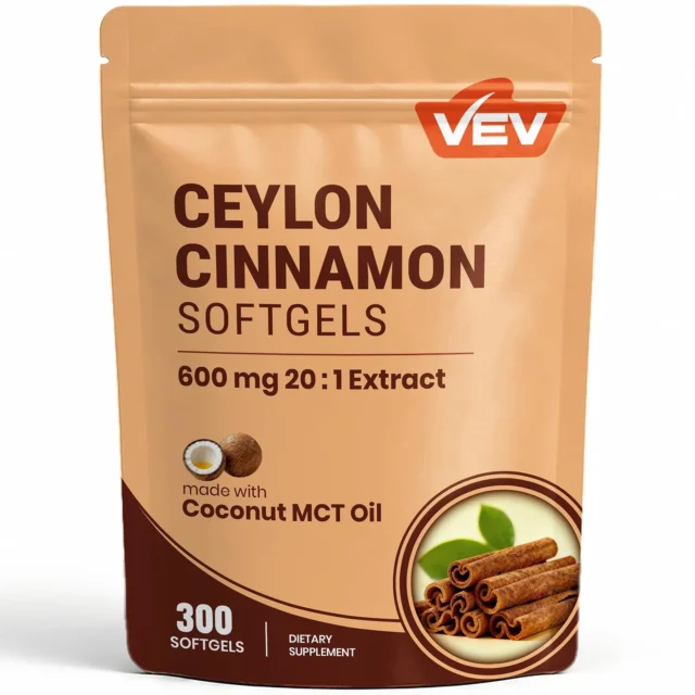 VEV Ceylon Cinnamon with MCT Oil & Ginger