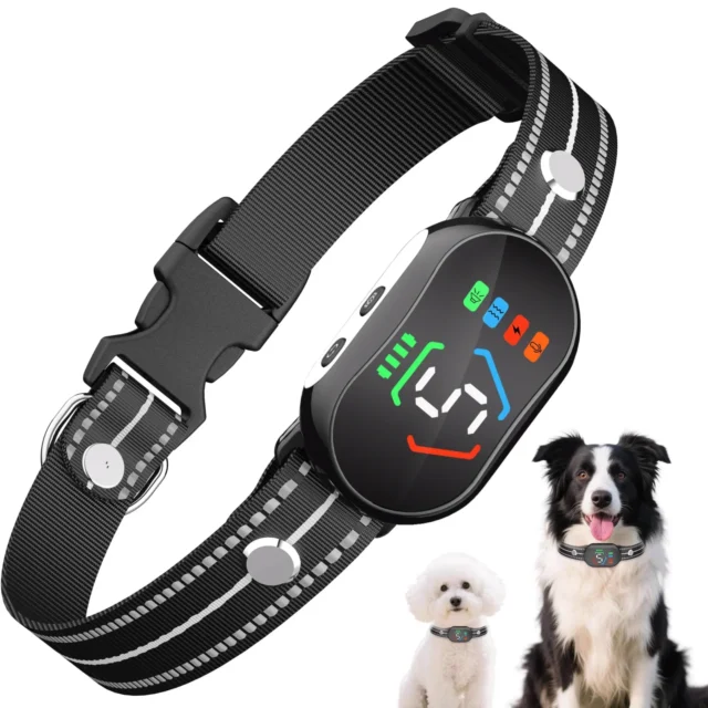 zhinenie Smart Dog Bark Collar Rechargeable with 5 Correction Modes