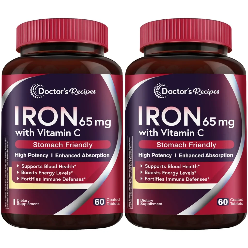 Doctor's Recipes Iron Supplement tablets