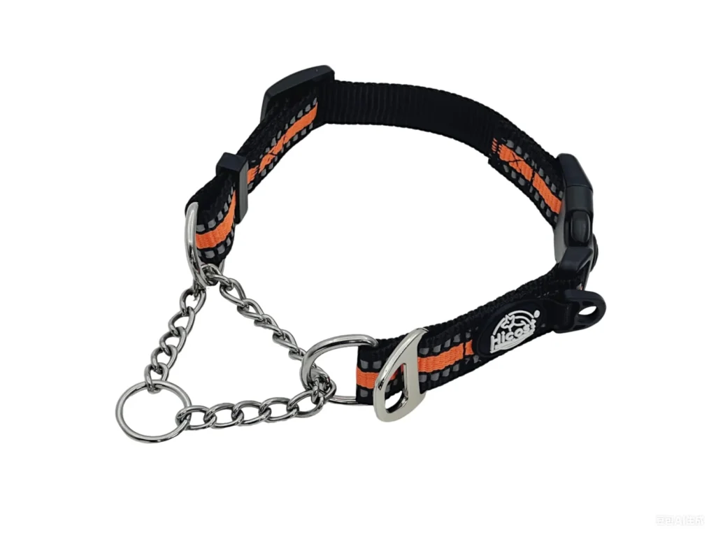 Hicost orange limited slip dog collar