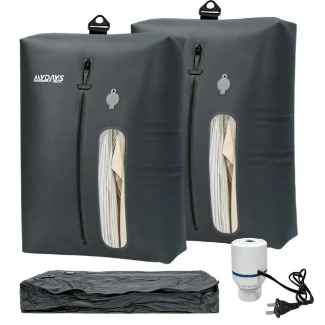 MYDAYS Vacuum Compression Bag for Travel with Pump, 2 Pack